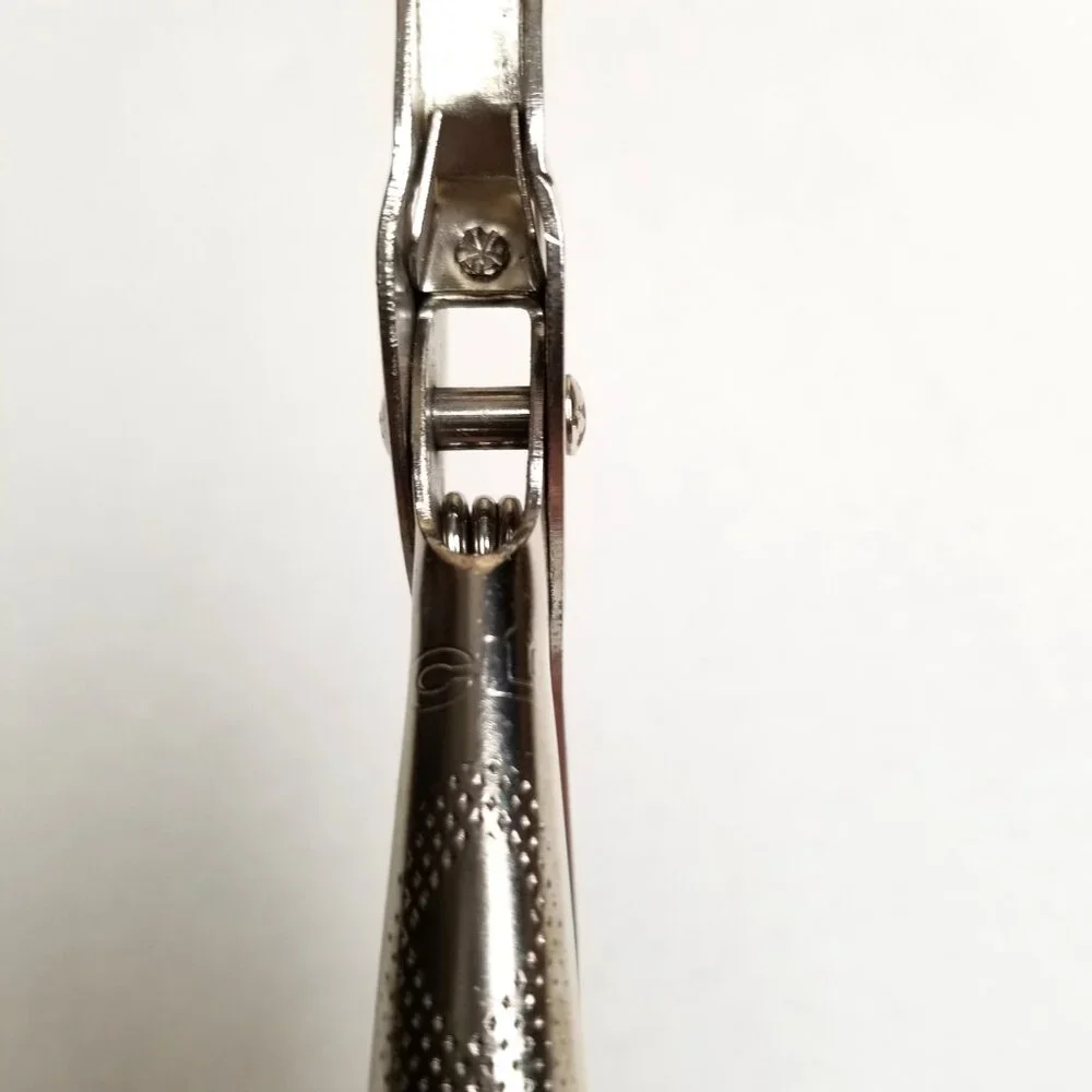 3 Metal Handheld Hole Punches Chrome 1/4 Inch DIY Craft Tools Leather Working